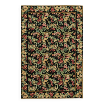 Handmade Vintage Flatweave Needlepoint Kilim 183 cm x 275 cm