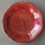 Enamelled terracotta pocket tray - Late 19th century