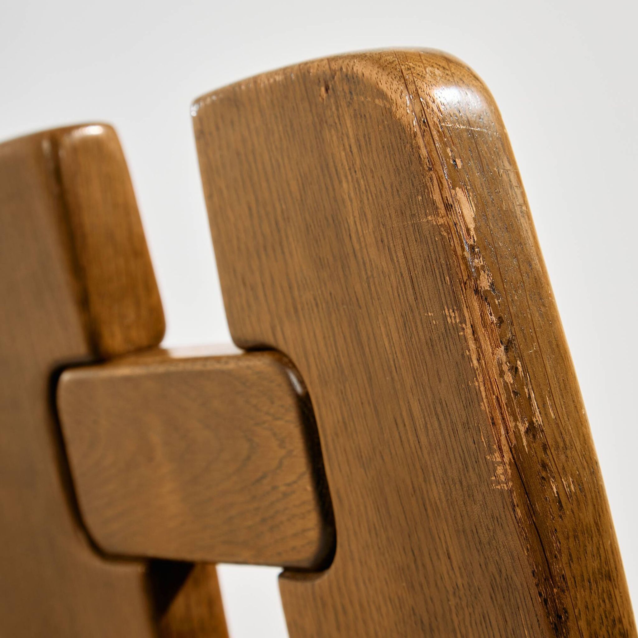 Oak dining chair, set of 4