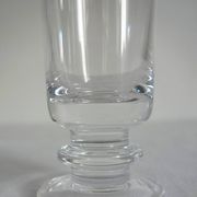 8 vintage Sèvres crystal champagne glasses, 1970s