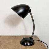 Vintage Brown Bakelite Gooseneck Table Lamp, 1950s