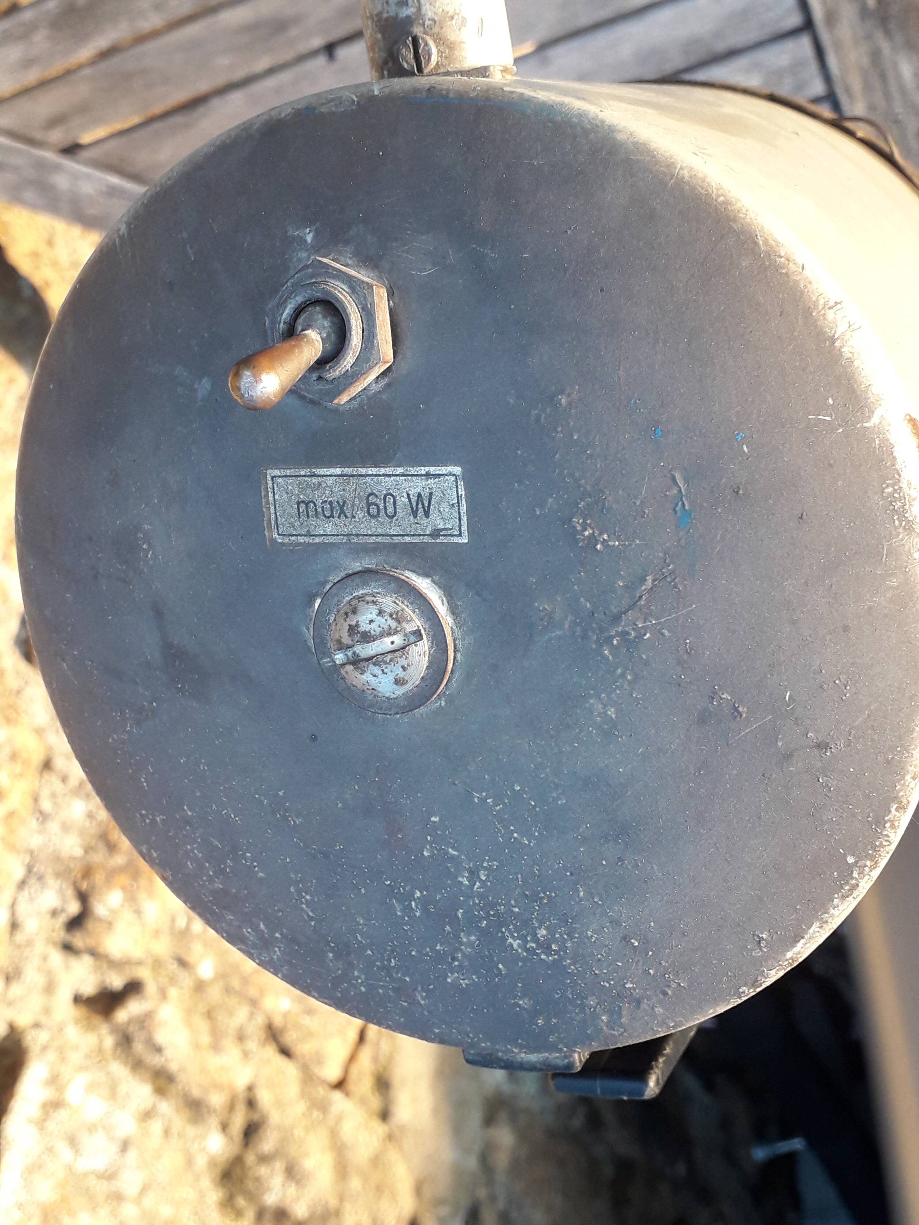 Waldman industrial lamp - 1950s