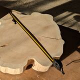 Burnt wood coffee table