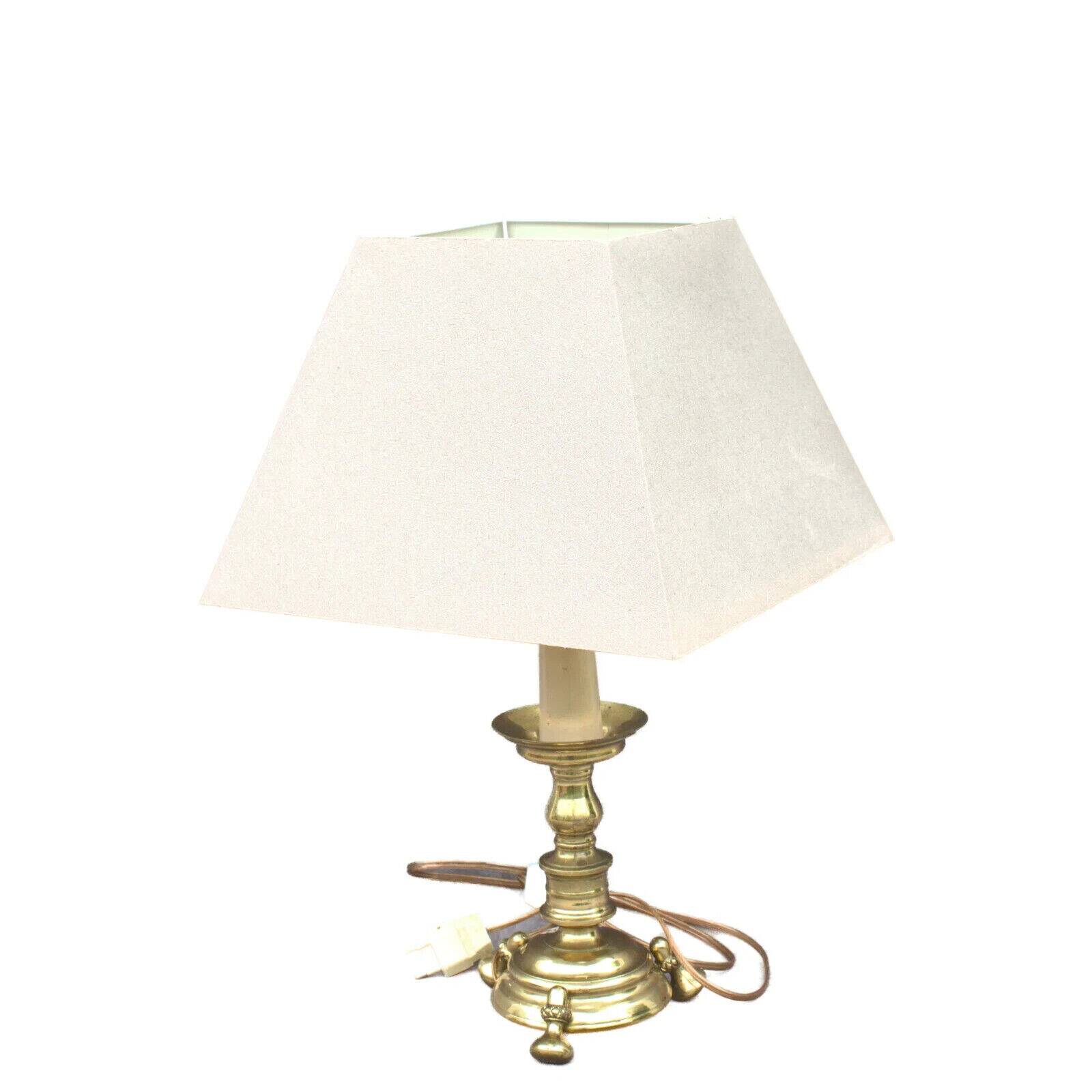 Mid-century design antique brass desk lamp, eye-catcher, gift