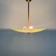 Art Deco ceiling light in green glass, 1940s, Germany