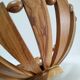 Fruit cup in olive wood vintage design