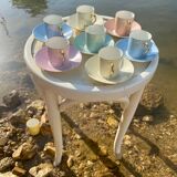 Raynaud et Co multicolor coffee cup set
