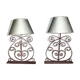 Pairede lamps cast