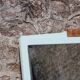 Miroir Art déco daté 1928 en bois massif – glace biseautée – 128 cm