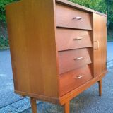 Vintage golden oak dresser