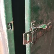 Metal cloakroom 5 lockers 1926 Aux Forges de Vulcain