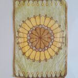 Set of 4 vintage 70s cotton napkins