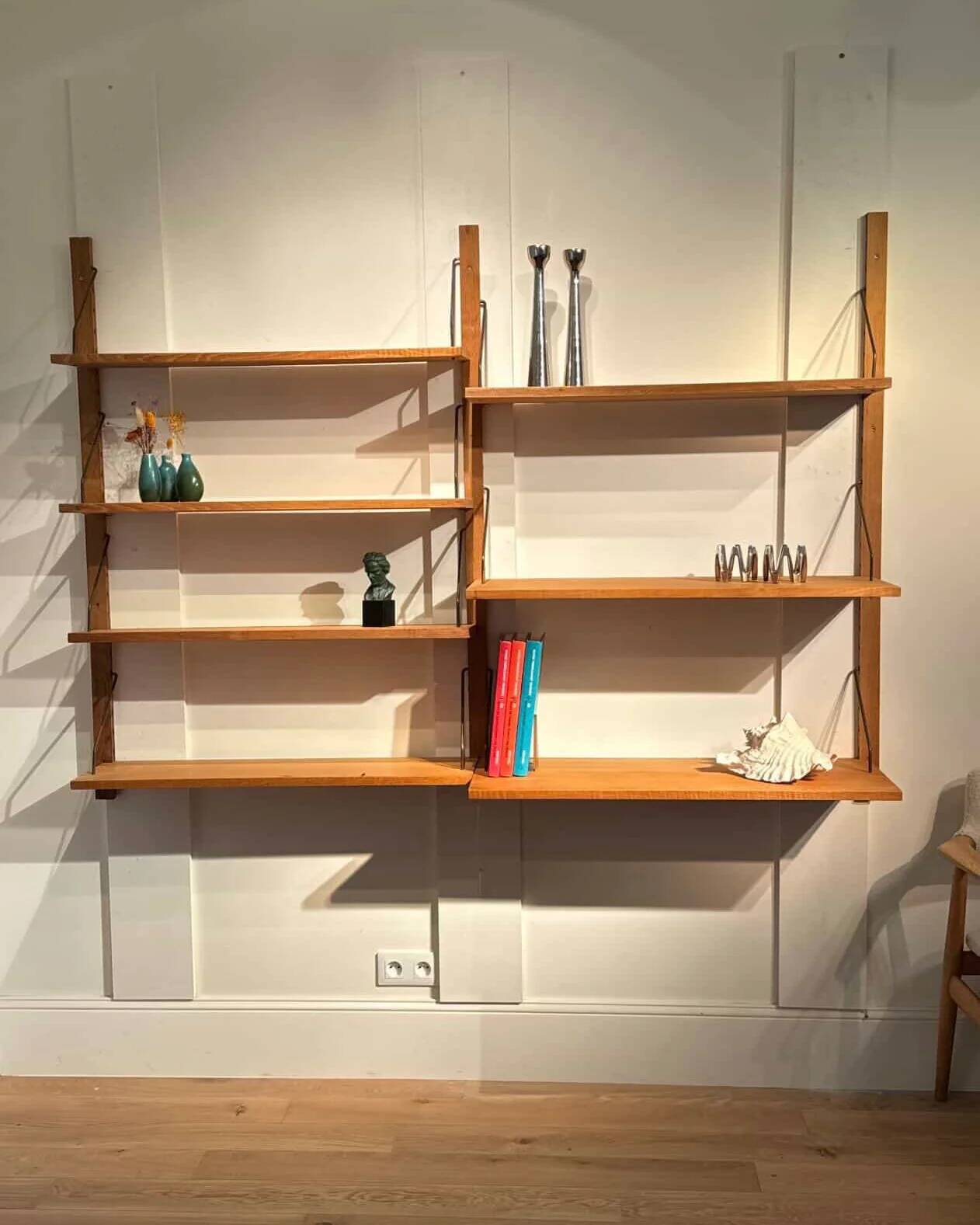 Vintage Scandinavian wall library PS System