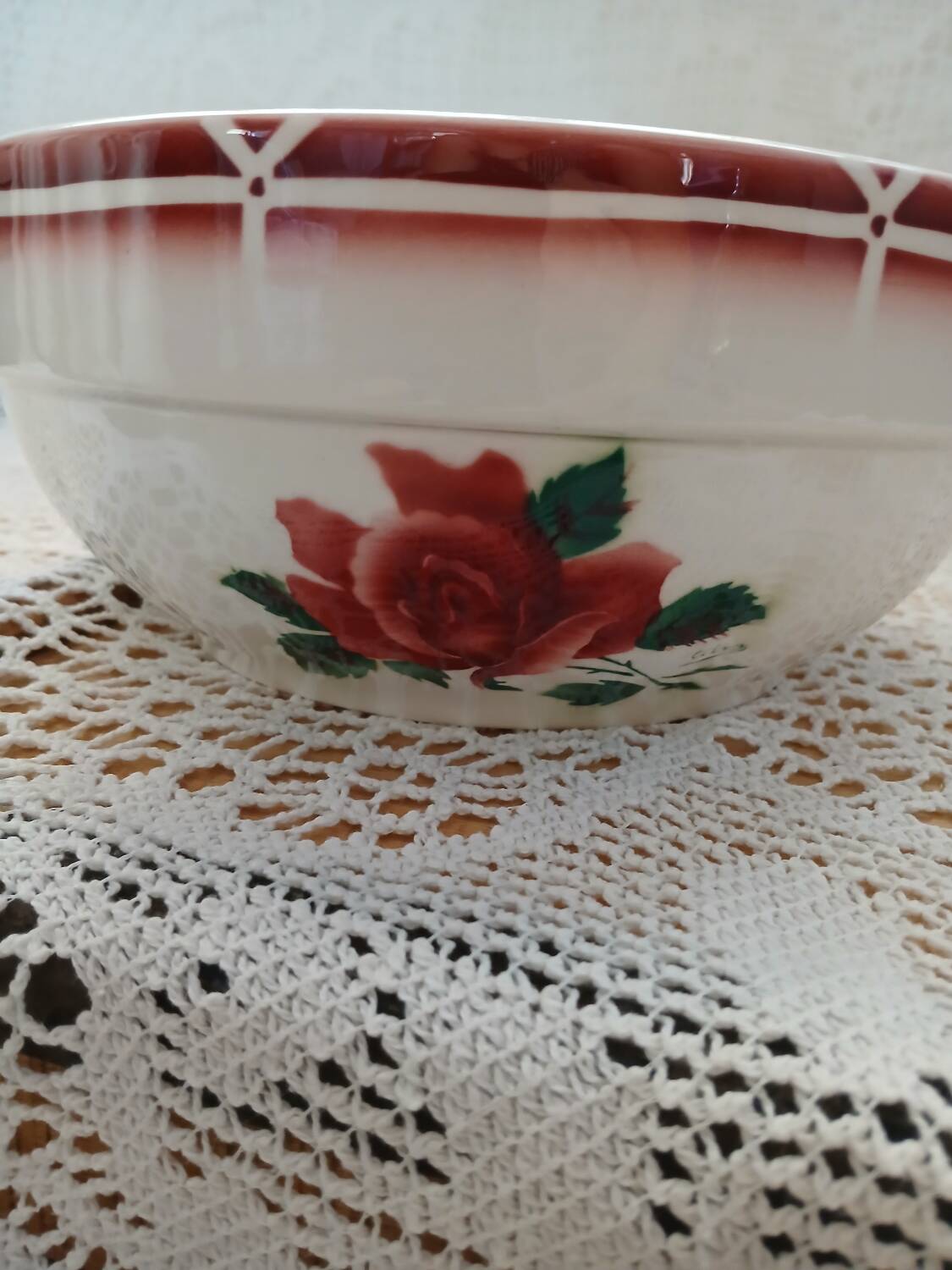 4 old dishes from Digoin and Sarreguemines