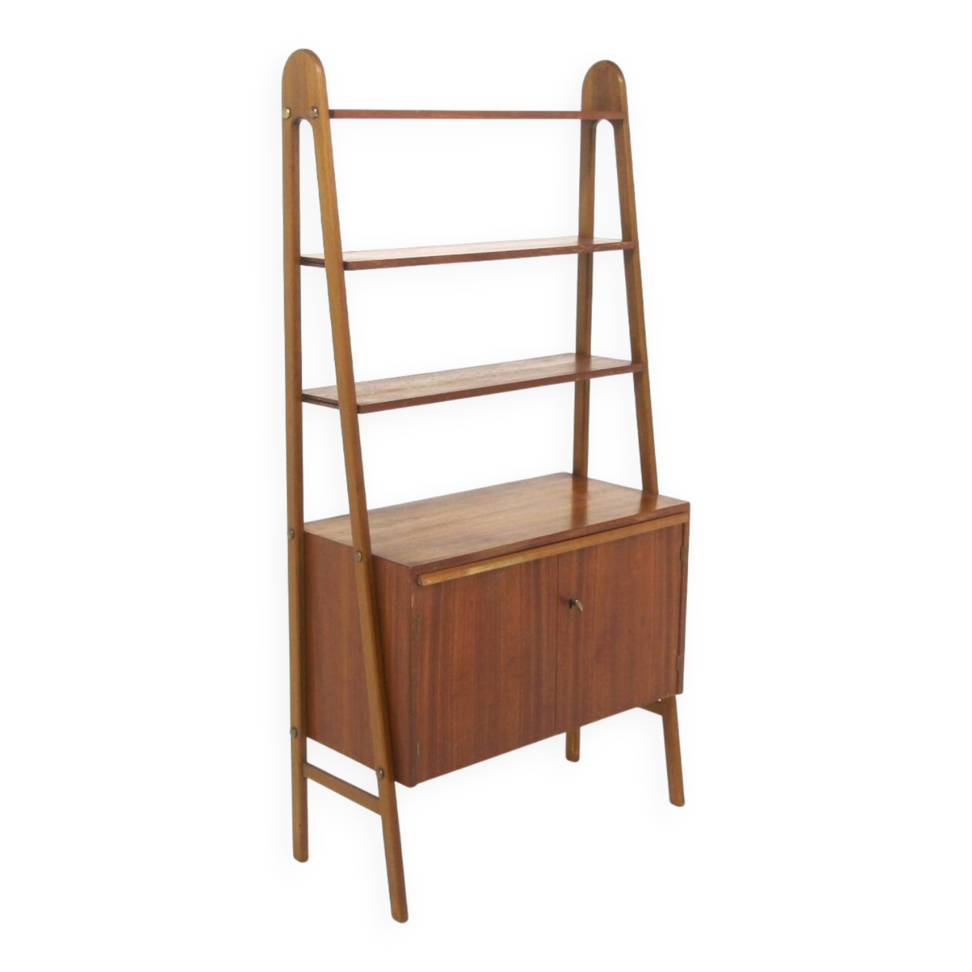 Set of two mahogany bedside tables by Axel Larsson, Sweden, 1960