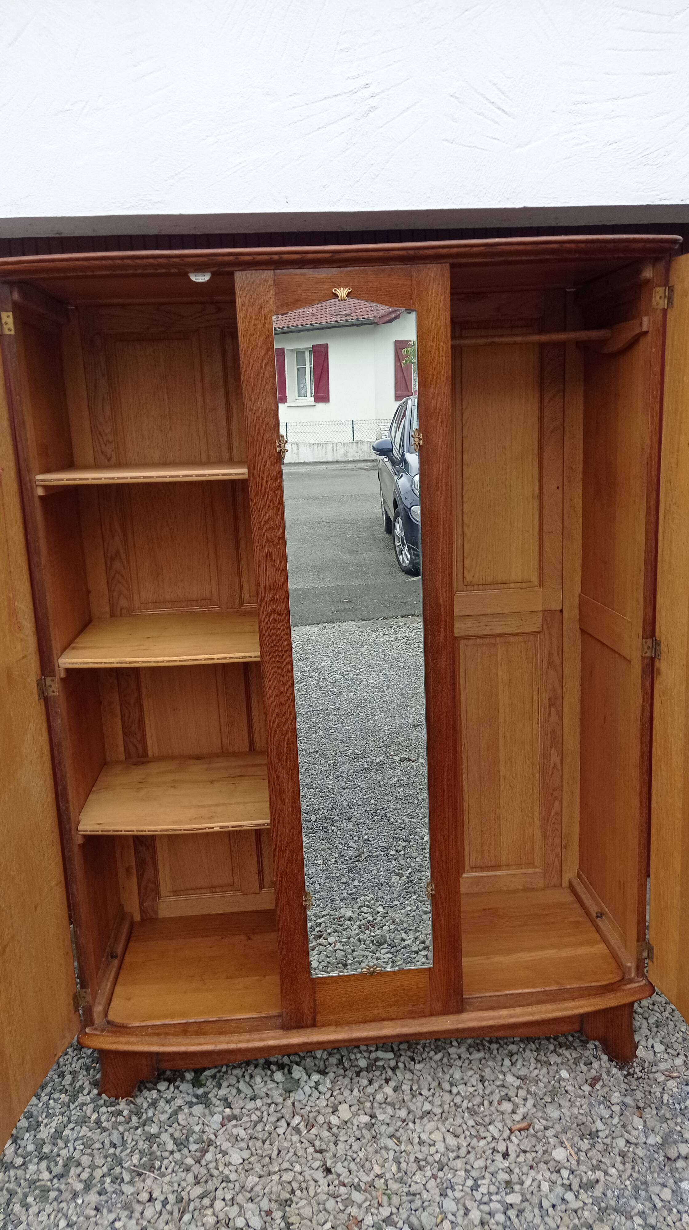 Art Deco wardrobe, 1930s-1940s