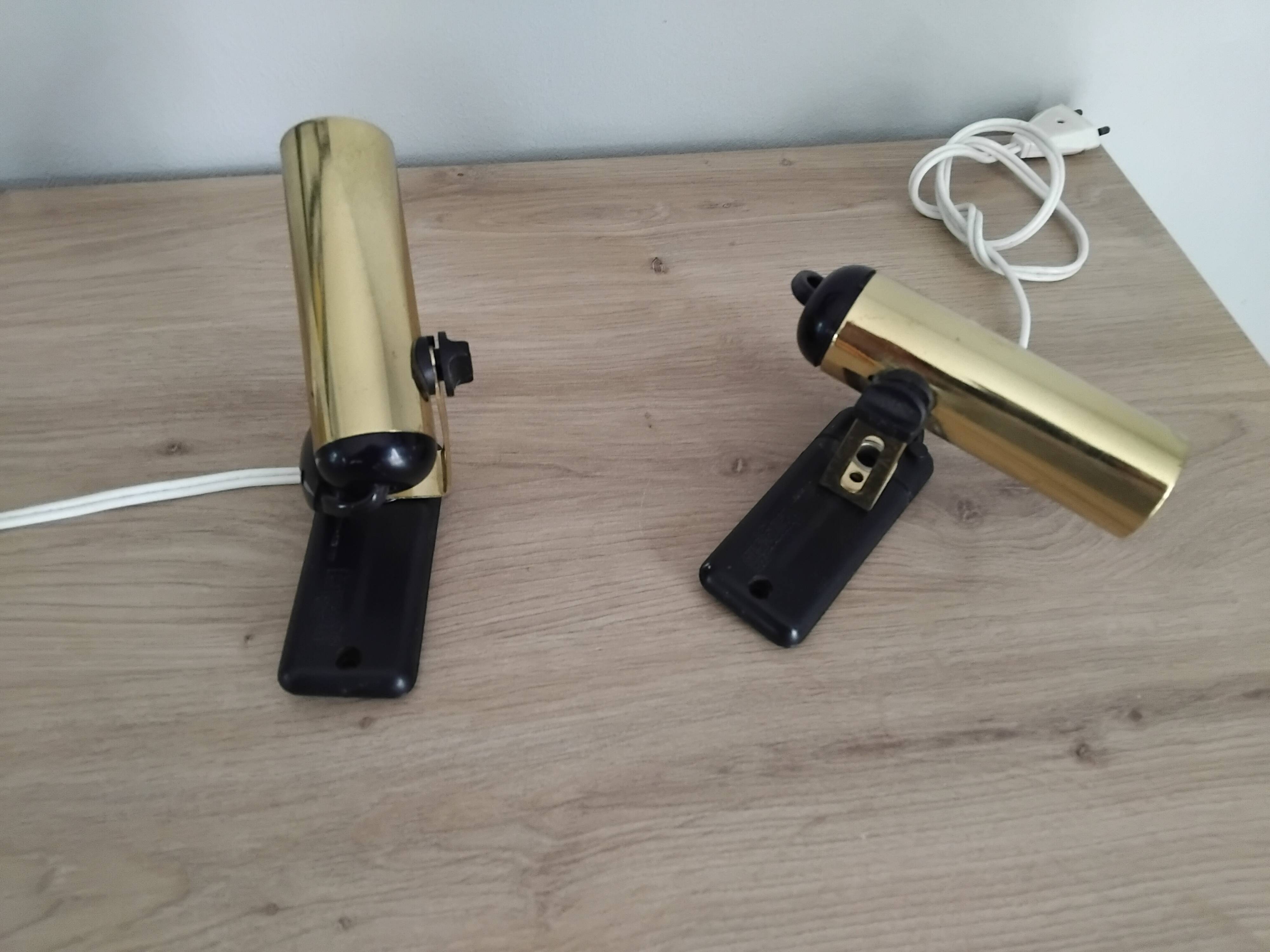 Pair of vintage TARGETTI SANKEY spotlights