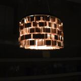 Lustre en bois style années 60 de Flamant