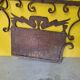 Antique French Wrought Iron Shop Signboard from 1910