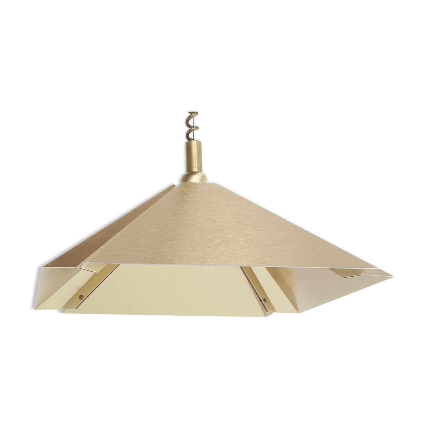 Hollywood regency vintage brass of Dijkstra 1970 s suspension