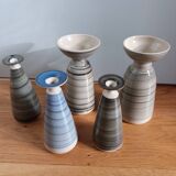 Stoneware soliflore vases