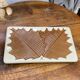 Verceram ceramic tray and butter dish