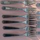 12 fish cutlery sets by Guy Degrenne in stainless steel.