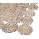 Tapis d'entrée en jute 60x90 cm