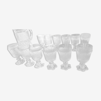 12 verres vintage italien