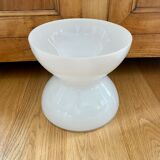 Vase diabolo en verre blanc Anne Nilsson pour Ikea