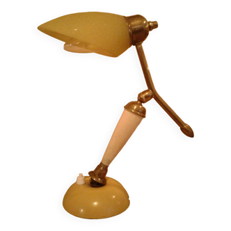 Rare articulated desk lamp from the 1950s -