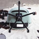 Knoll saarinen executive chair in original textile, swivel base