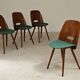 Set of 4 Lollipop chairs by Frantisek Jirak for Tatra 1960