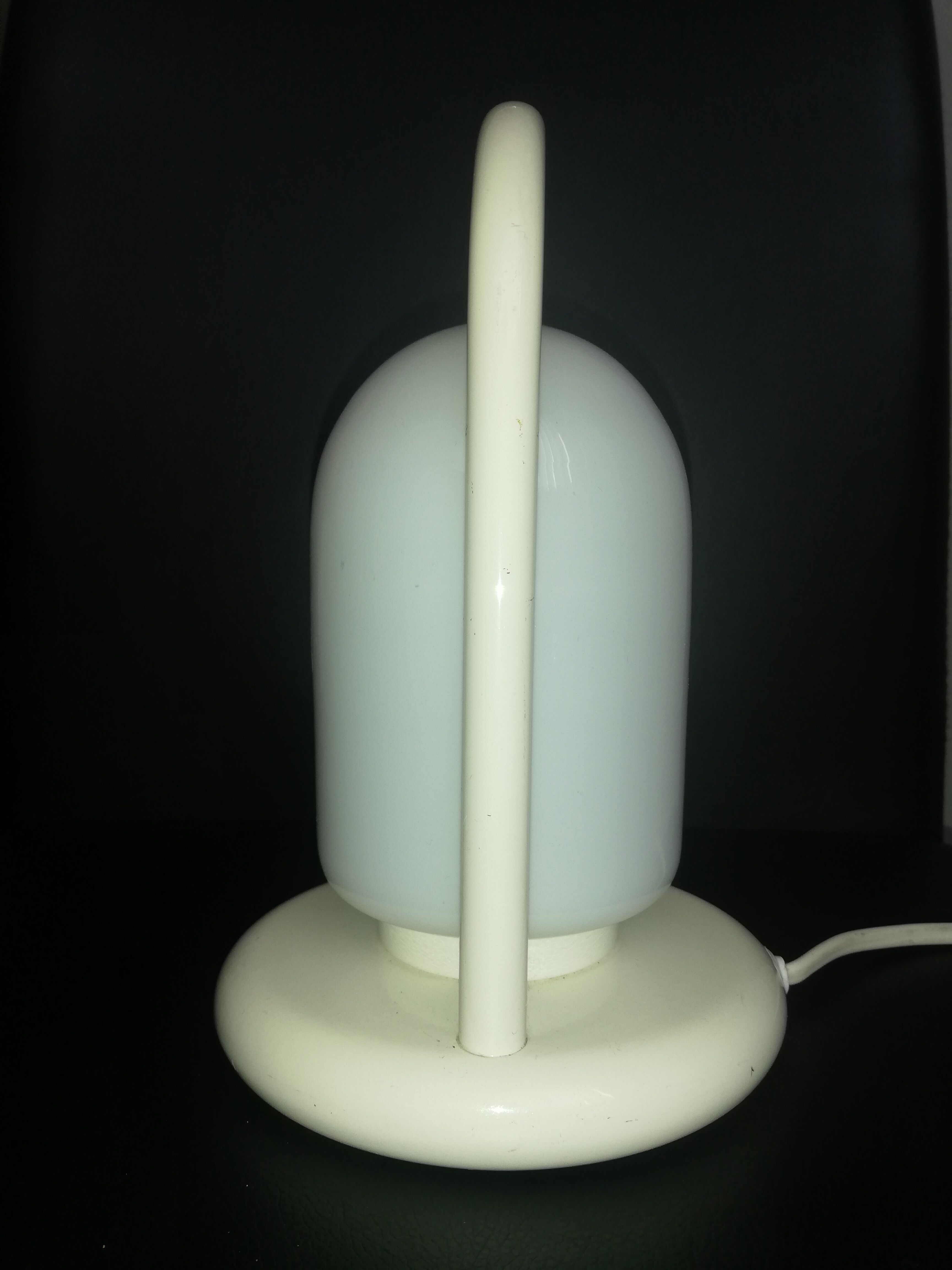 Vintage opaline lamp