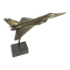 Sculpture en laiton d'un avion de chasse par François Melin
