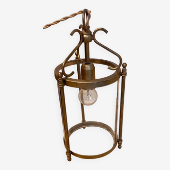 Brass hanging lamp