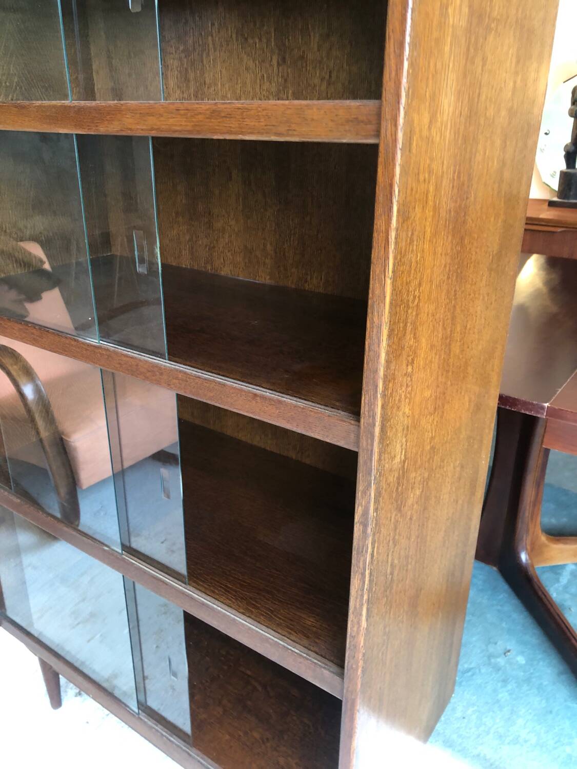 Bibliothèque vitrée vintage
