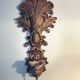 Incredible patinated wall candle holder