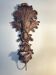 Incredible patinated wall candle holder