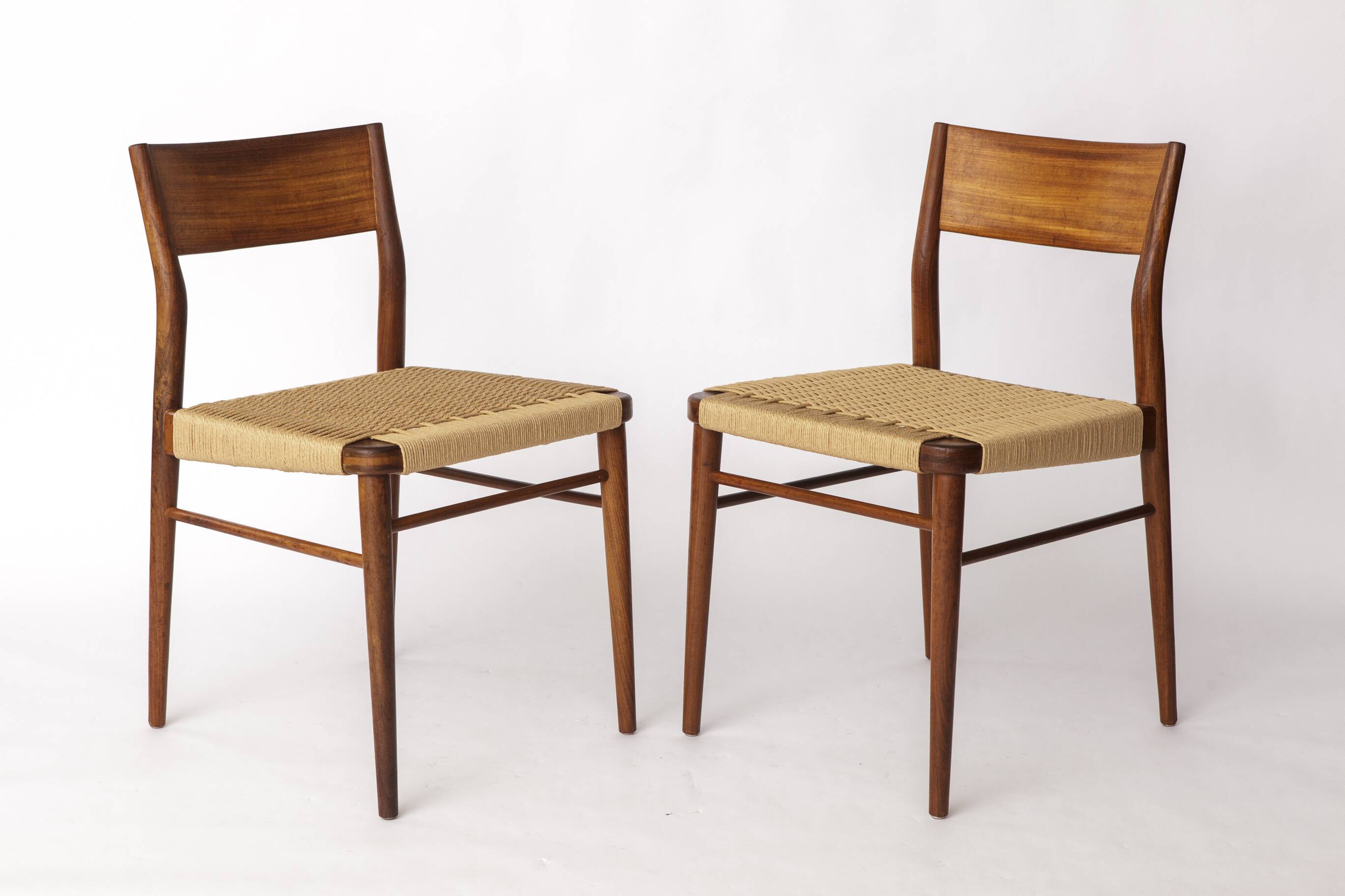 2 of 16 Teak Dining Chairs by Georg Leowald for Wilkhahn, Germany