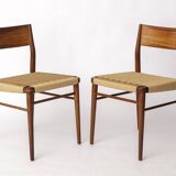 2 of 16 Teak Dining Chairs by Georg Leowald for Wilkhahn, Germany