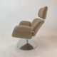 Fauteuil tulipe et pouf par Pierre Paulin pour Artifort, années 1980