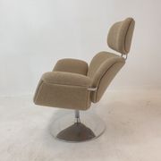 Big Tulip Chair and Ottoman by Pierre Paulin for Artifort, 1980s