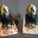 Art Deco bookends. (Zinc alloy)