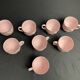 Art déco, service à café porcelaine rose Epiag vers 1930