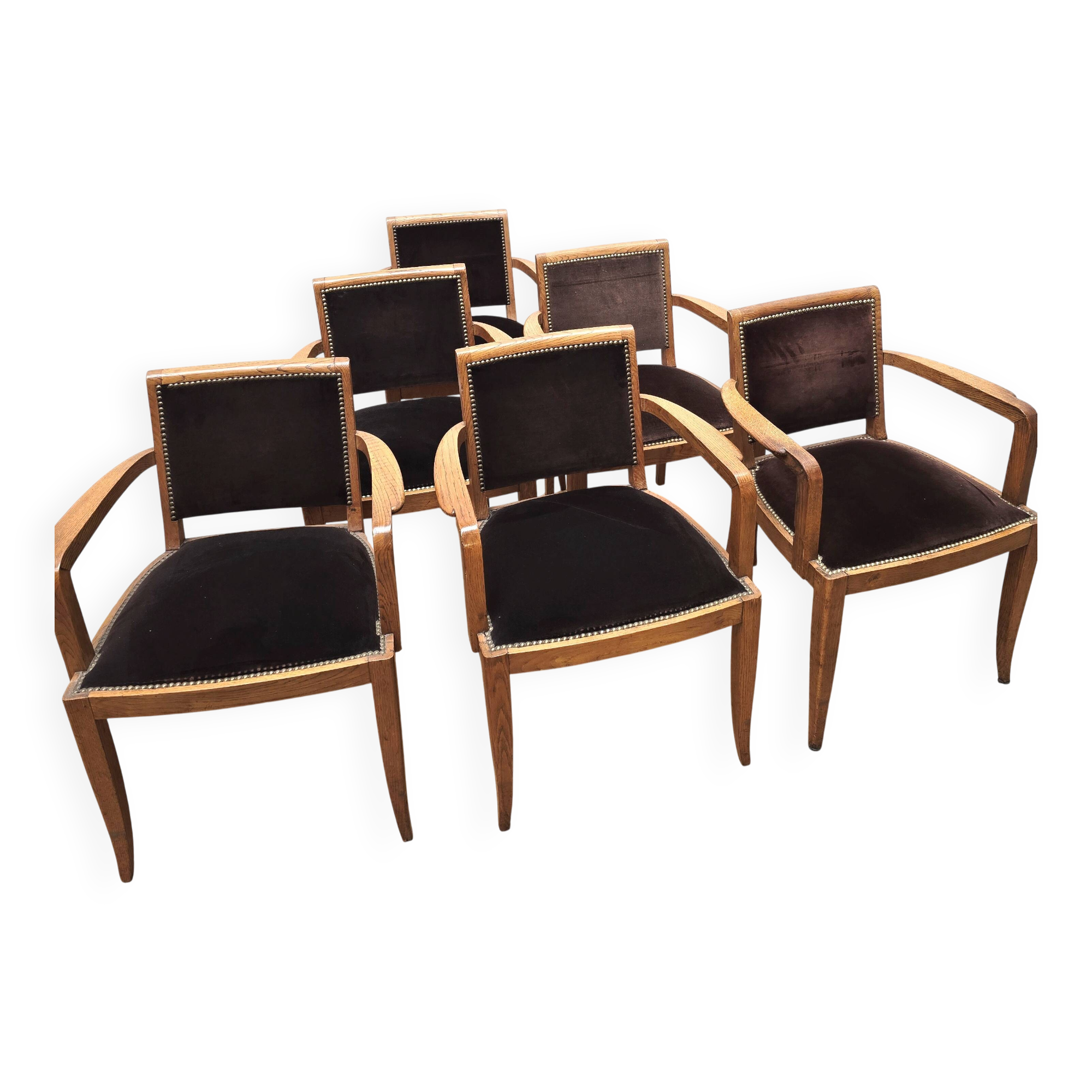Suite de 6 chaises vintage