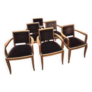 suite de 6 chaises vintage