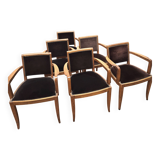 Suite de 6 chaises vintage