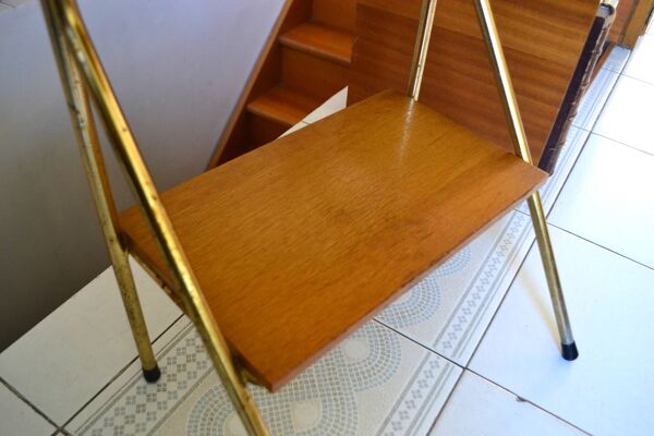 Table de chevet dans le goût de Jacques  Hitier, années 60