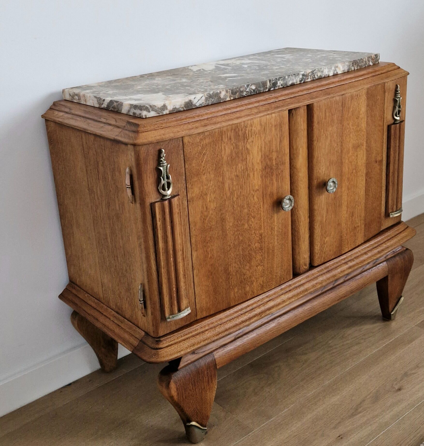 Oak bar furniture art deco style